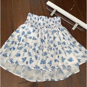 Alter’d State Ivory/Blue Skirt, Size XS